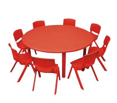 Plastic Round Table (Without Chair)