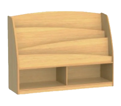 Wooden Library Shelf