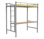 Bunk Bed with Study table and Knockdown model Without mattress