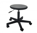 Lab Stool with PU seat of 35mm and castor wheels