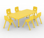Plastic Rectangle Table 6 Seater (Without Chair)