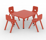 Plastic Square Table (Without Chairs)