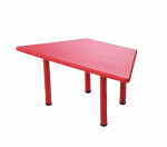 Plastic Trapezium Table (Without Chair)
